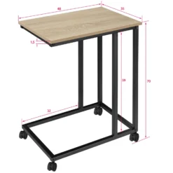 Tectake Beistelltisch Luton 48x35x70cm - Industrial Holz Hell, Eiche Sonoma - 404220 12 Tectake Beistelltisch Luton 48x35x70cm - Industrial Holz Hell, Eiche Sonoma - 404220 -Tectake 008a6771 0d06 40c6 9bd0 adf3c734fd5d