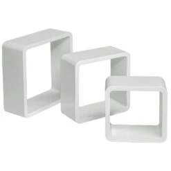 Tectake Würfel Wandregal Lena - Weiß - 403180 -Tectake 07e16e77 a80c 4d40 aa96 cb252541d9db