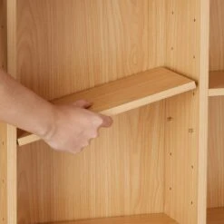 Tectake Regal Stevie 105,5x19x136,5cm - Buche - 403621 -Tectake 0848e59e b7ca 4acd bfe8 ebfebeae8e88