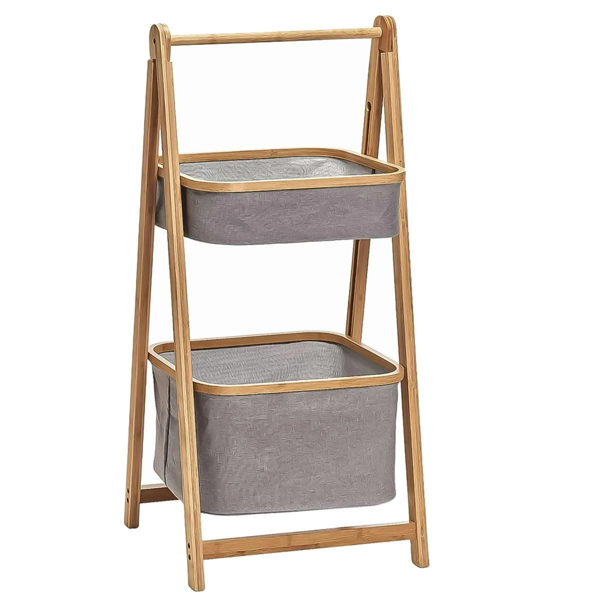 Tectake Bambus Standregal 4 Böden 33x33x97cm - Braun - 401647 4 Tectake Bambus Standregal 4 Böden 33x33x97cm - Braun - 401647 – Bild 4