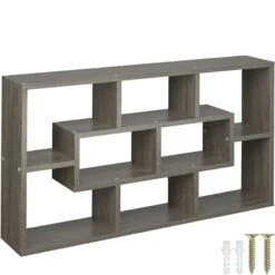 Tectake Regal Kassandra - Eiche Geschliffen - 403613