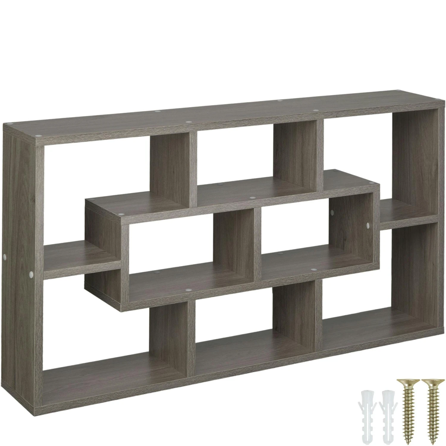 Tectake Regal Kassandra - Eiche Geschliffen - 403613 1 Tectake Regal Kassandra - Eiche Geschliffen - 403613