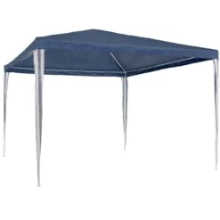 Tectake Garten Pavillon 3x3m - Blau - 401618