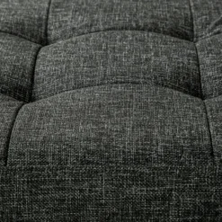 Tectake Faltbarer Sitzhocker Aus Polyester Mit Stauraum 76x38x38cm - Dunkelgrau - 402235 -Tectake 0c00a38b f587 48b8 ad3f cb61705490c1