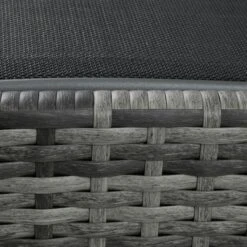 Tectake Sonnenliege Rattan Delphine - Dunkelgrau - 403221 -Tectake 0fed7084 1d73 4167 8193 91ed4858841d