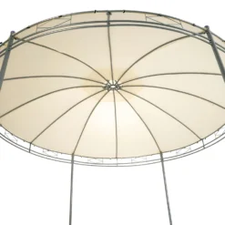 Tectake Gartenpavillon Siana Ø 350 Cm - Creme - 403266 -Tectake 14fa490d f873 4b19 aa89 e04ff723b8ec