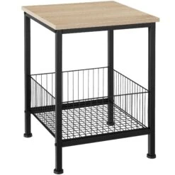 Tectake Beistelltisch Colchester 40x61cm - Industrial Holz Hell, Eiche Sonoma - 404258 -Tectake 178d5e61 dab7 474b a8b9 852ae00fcf27