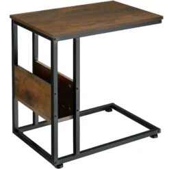 Tectake Beistelltisch Wigan 55x36,5x60cm - Industrial Dunkelbraun - 404277 12 Tectake Beistelltisch Wigan 55x36,5x60cm - Industrial Dunkelbraun - 404277 -Tectake 1881bb0f e7e9 4d25 8536 4cd1e015b90b