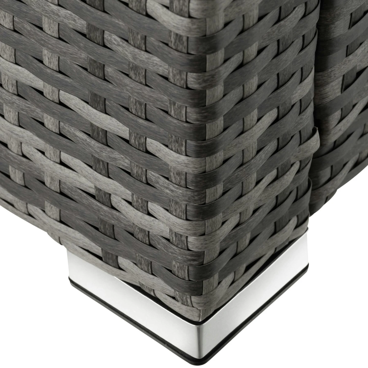 Tectake Rattan Sitzhocker - Grau - 403582 6 Tectake Rattan Sitzhocker - Grau - 403582 – Bild 6