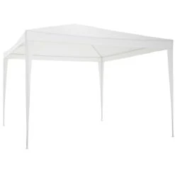 Tectake Garten Pavillon 3x3m - Weiß - 400931