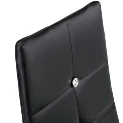 Tectake 4 Esszimmerstühle, Kunstleder Mit Glitzersteinen - Schwarz - 402545 13 Tectake 4 Esszimmerstühle, Kunstleder Mit Glitzersteinen - Schwarz - 402545 -Tectake 2406d5e6 5398 475c a160 47e6c064d4ea