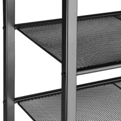 Tectake Schuhregal Newport 80,5x30,5x72,5cm - Industrial Dunkelbraun - 404293 -Tectake 242cd125 4236 4609 9ba4 2fb52e9d8328