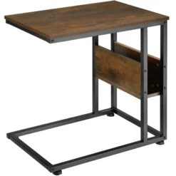 Tectake Beistelltisch Saint Louis 55x56cm - Industrial Dunkelbraun - 404445 11 Tectake Beistelltisch Saint Louis 55x56cm - Industrial Dunkelbraun - 404445 -Tectake 289460ca c774 4cd1 9ac3 f93c0c953e8e 4