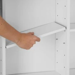 Tectake Regal Stevie 105,5x19x136,5cm - Weiß Matt - 403618 -Tectake 2cc2a66d ae1d 4b4a 86ab 05d26fdbbe32