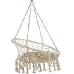 Tectake Hängesessel Jane - Beige - 403117 -Tectake 34951ded 9f42 43ee b5e3 8b319165251a