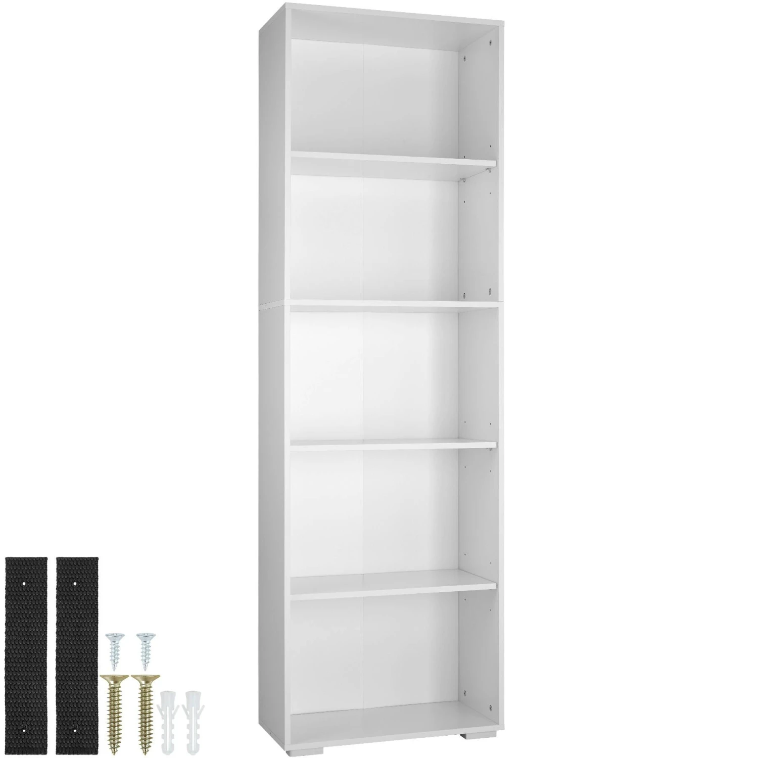 Tectake Bücherregal Lexi 5 Fächer 60x30x190cm - Holz Hell, Eiche Sonoma - 403607 5 Tectake Bücherregal Lexi 5 Fächer 60x30x190cm - Holz Hell, Eiche Sonoma - 403607 – Bild 5