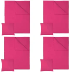 Tectake 4 Bettwäsche-Sets 200x135cm Baumwolle 2-tlg. - Rot - 401937 12 Tectake 4 Bettwäsche-Sets 200x135cm Baumwolle 2-tlg. - Rot - 401937 -Tectake 3cbd8b64 e0af 4efa b48d 71e27ab82185