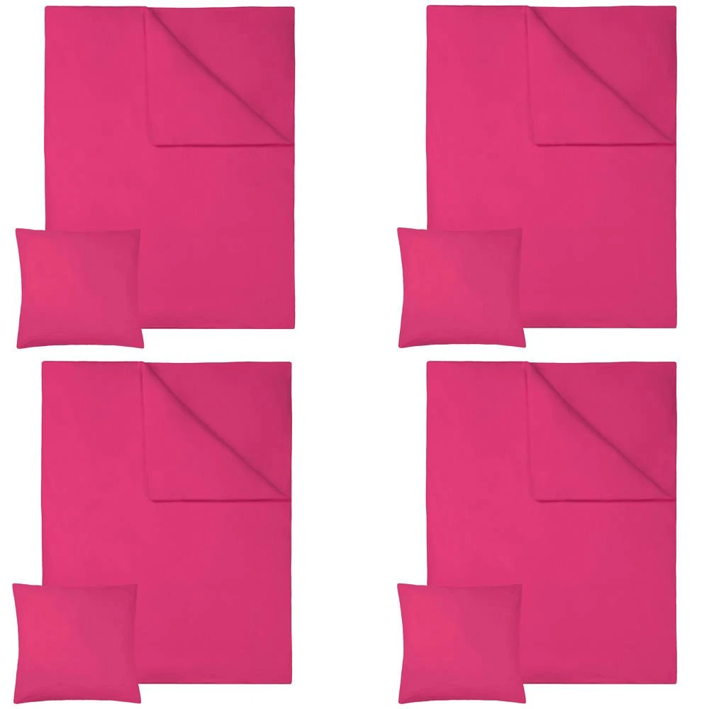 Tectake 4 Bettwäsche-Sets 200x135cm Baumwolle 2-tlg. - Rot - 401937 6 Tectake 4 Bettwäsche-Sets 200x135cm Baumwolle 2-tlg. - Rot - 401937 – Bild 6