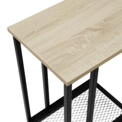 Tectake Beistelltisch Eton 48x35x66cm - Industrial Holz Hell, Eiche Sonoma - 404203 -Tectake 41a2f06c 034d 4dfb 973e 1f38890be949