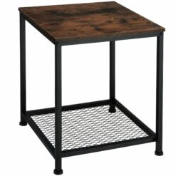 Tectake Beistelltisch Cardiff 55,5x35x67cm - Industrial Dunkelbraun - 404261 -Tectake 427b2494 c53d 42d8 bd54 9ad5e56d415e 11