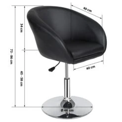 Tectake Barhocker Lounge Bernhard - Schwarz - 401573 -Tectake 464b3999 a6ae 4bb3 bd7d c9199d879886