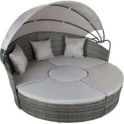 Tectake Sonneninsel Rattan Mit Aluminiumgestell Und Sonnendach - Schwarz - 403423 9 Tectake Sonneninsel Rattan Mit Aluminiumgestell Und Sonnendach - Schwarz - 403423 -Tectake 4ef719c5 5955 41e4 8de1 a06f1fddec02