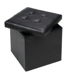 Tectake Faltbarer Sitzhocker Aus Kunstleder Mit Stauraum 80x40x40cm - Schwarz - 400867 10 Tectake Faltbarer Sitzhocker Aus Kunstleder Mit Stauraum 80x40x40cm - Schwarz - 400867 -Tectake 54318483 fa43 4c8f b8a6 0b6010efb6c6