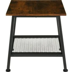 Tectake Beistelltisch Bedford 45,5x45x47cm - Industrial Dunkelbraun - 404267 -Tectake 5bbe797e e3de 4f63 89aa b5e80013aa0b
