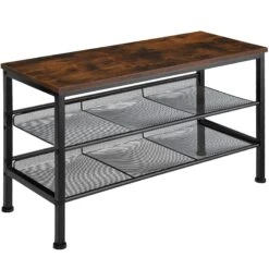 Tectake Schuhregal Bournemouth 75,5x30,5x85,5cm - Industrial Dunkelbraun - 404279 9 Tectake Schuhregal Bournemouth 75,5x30,5x85,5cm - Industrial Dunkelbraun - 404279 -Tectake 5cc94983 6920 4b81 b811 605c1ed9c26b 4