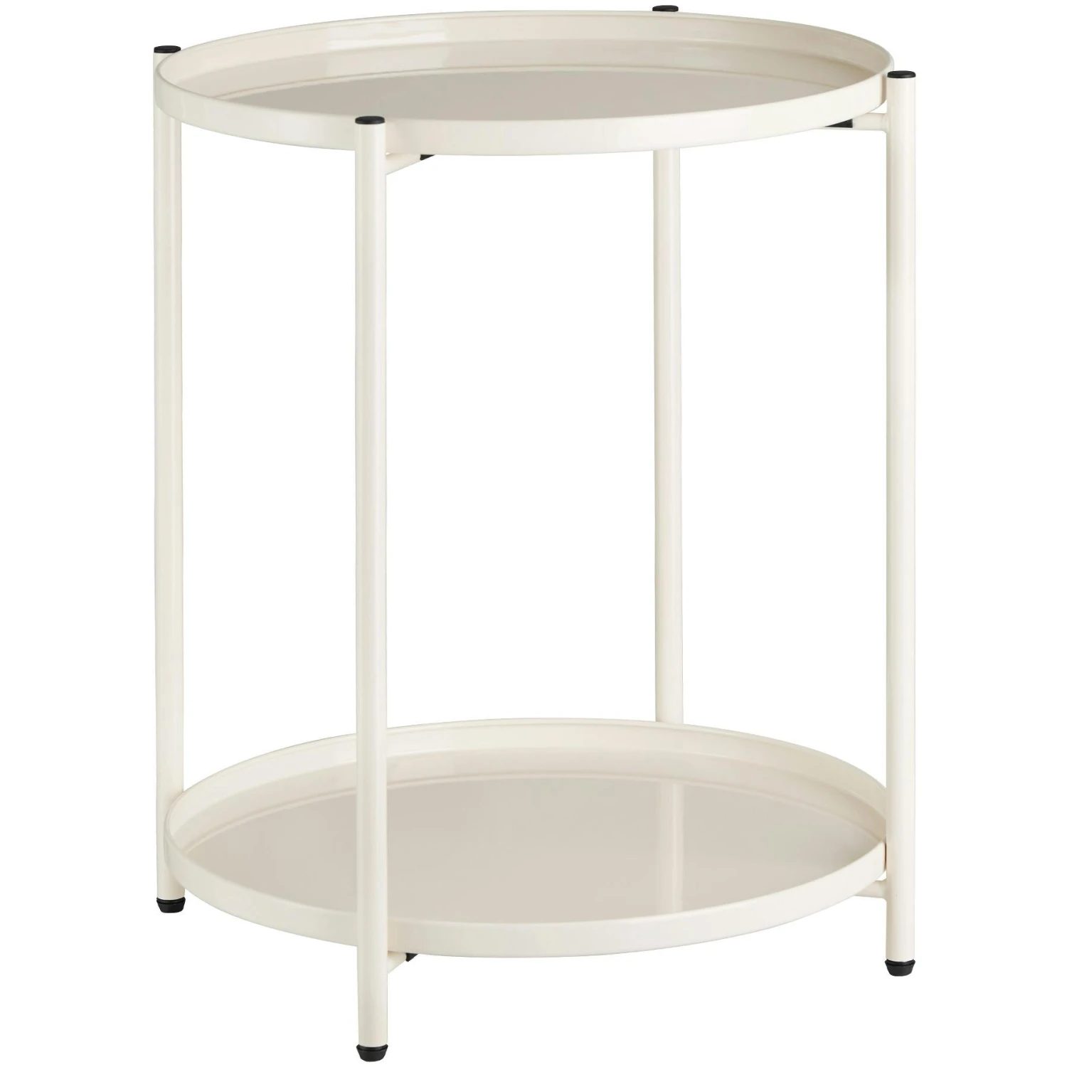 Tectake Beistelltisch Oxford 45,5x45,5x53cm - Weiß - 404198 3 Tectake Beistelltisch Oxford 45,5x45,5x53cm - Weiß - 404198 – Bild 3