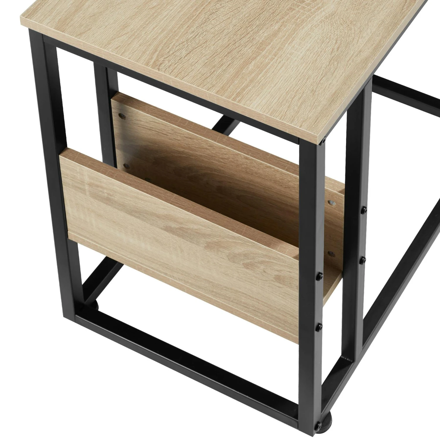 Tectake Beistelltisch Wigan 55x36,5x60cm - Industrial Holz Hell, Eiche Sonoma - 404278 7 Tectake Beistelltisch Wigan 55x36,5x60cm - Industrial Holz Hell, Eiche Sonoma - 404278 – Bild 7