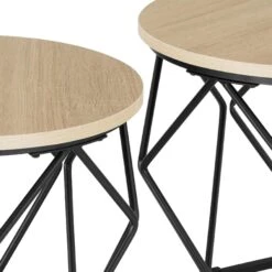 Tectake 2 Couchtische Benham - Industrial Holz Hell, Eiche Sonoma - 404444 13 Tectake 2 Couchtische Benham - Industrial Holz Hell, Eiche Sonoma - 404444 -Tectake 6d17945d f476 4d86 b4af 17f9533beb69