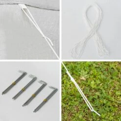 Tectake Garten Pavillon 9x3m Mit 8 Seitenteilen - Weiß - 400934 12 Tectake Garten Pavillon 9x3m Mit 8 Seitenteilen - Weiß - 400934 -Tectake 7c176ddb 89e1 44da a85f 7b6f0c31f46b