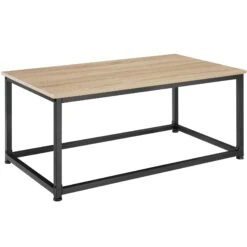 Tectake Couchtisch Norwich 86,5x75x46,5cm - Industrial Holz Hell, Eiche Sonoma - 404226 -Tectake 7db4398f 4e91 4d41 8b96 52bec4878175 2