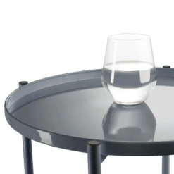 Tectake Beistelltisch Oxford 45,5x45,5x53cm - Dunkelgrau - 404196 -Tectake 7e958b52 2566 434b 89c2 bad72af9031d