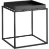 Tectake Beistelltisch Cambridge 40x40x44cm - Schwarz - 404180