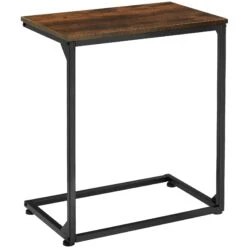 Tectake Beistelltisch Cardiff 55,5x35x67cm - Industrial Dunkelbraun - 404261 -Tectake 8f55effb 751f 4838 a50e 32131d8c4a9c