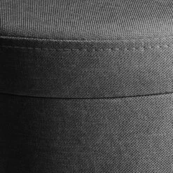 Tectake Sitzhocker Yumi Gepolstert In Leinenoptik 150kg Mit Stauraum - Dunkelgrau - 403967 -Tectake 8fc70ed3 48ce 4d9b 8259 5f7d4161ced7