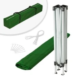 Tectake Faltbarer Garten Pavillon 3x3m - Grün - 401620 -Tectake 902dcea0 33e7 423e b113 0486d68f47a8