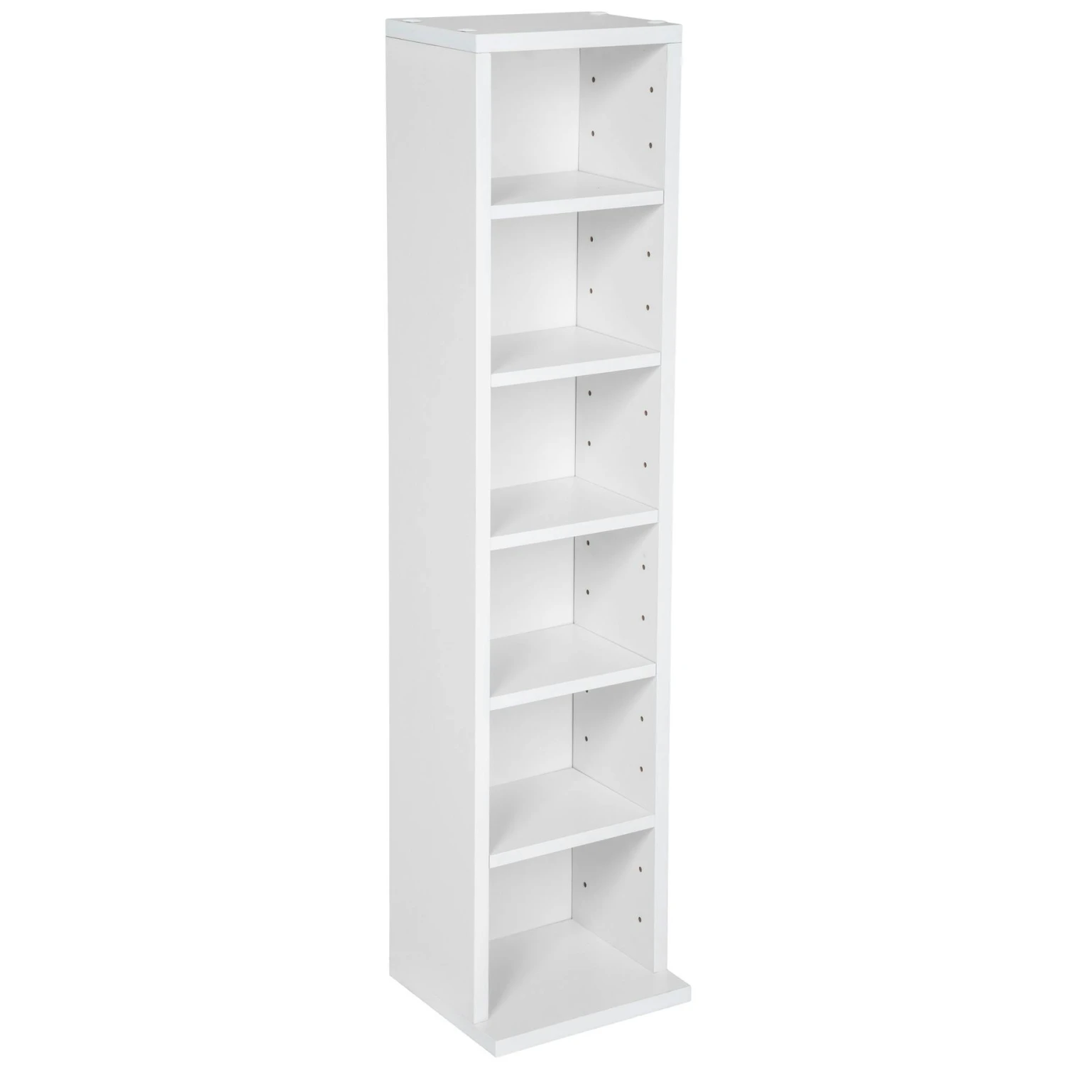 Tectake Standregal Medienregal Mit 6 Fächern 90x21x20cm - Buche - 401699 3 Tectake Standregal Medienregal Mit 6 Fächern 90x21x20cm - Buche - 401699 – Bild 3