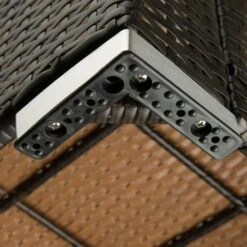 Tectake Rattan Sitzhocker - Braun Gemischt - 403404 -Tectake 949e6bf9 400b 4d18 93da 0226083d3cb8