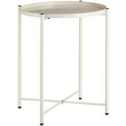 Tectake Beistelltisch Chester 45,5x45,5x53cm - Dunkelgrau - 404186 -Tectake 95e5da51 2321 469d bcde 979ffc3ed433 4