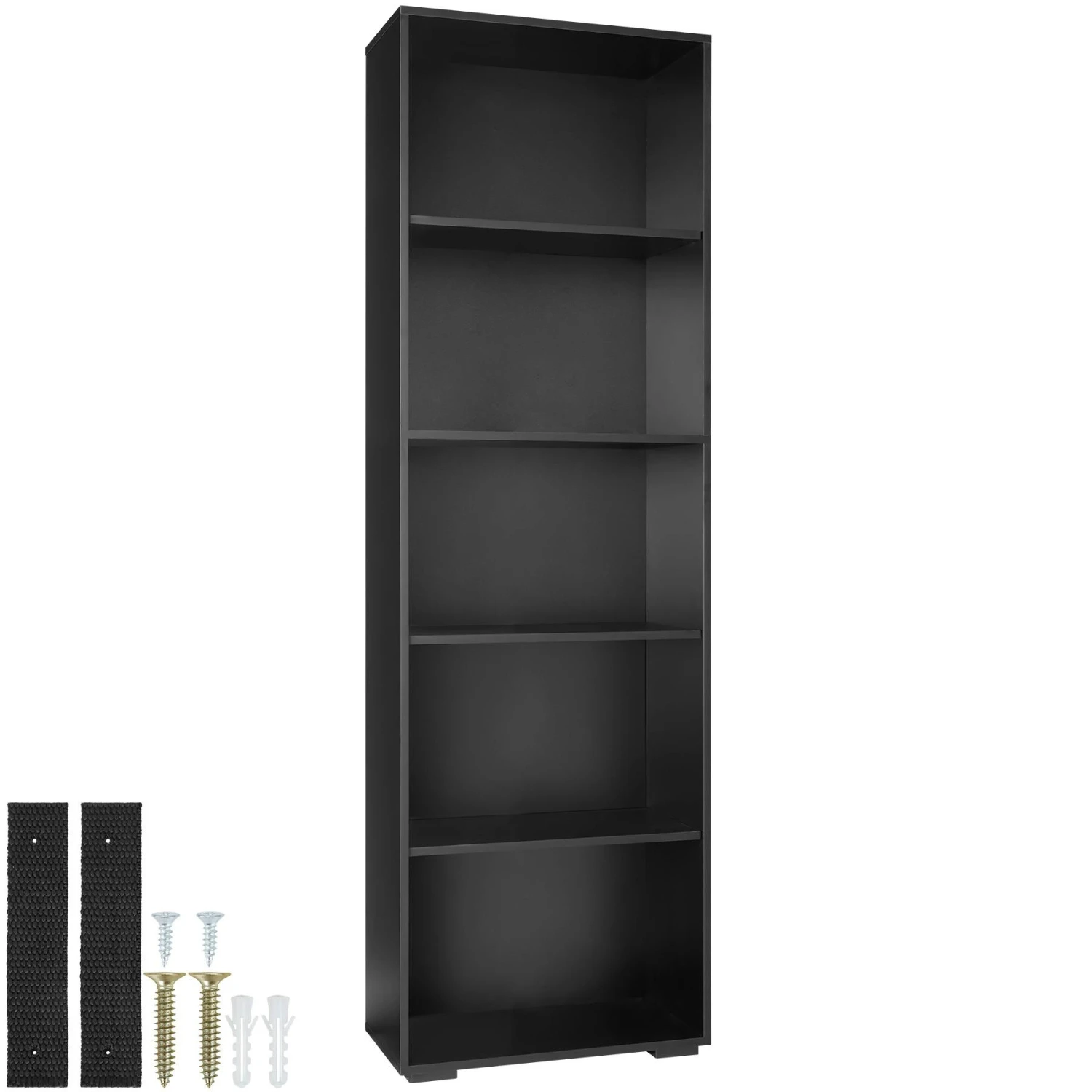 Tectake Bücherregal Lexi 2 Fächer 60x30x77cm - Schwarz - 404136 5 Tectake Bücherregal Lexi 2 Fächer 60x30x77cm - Schwarz - 404136 – Bild 5