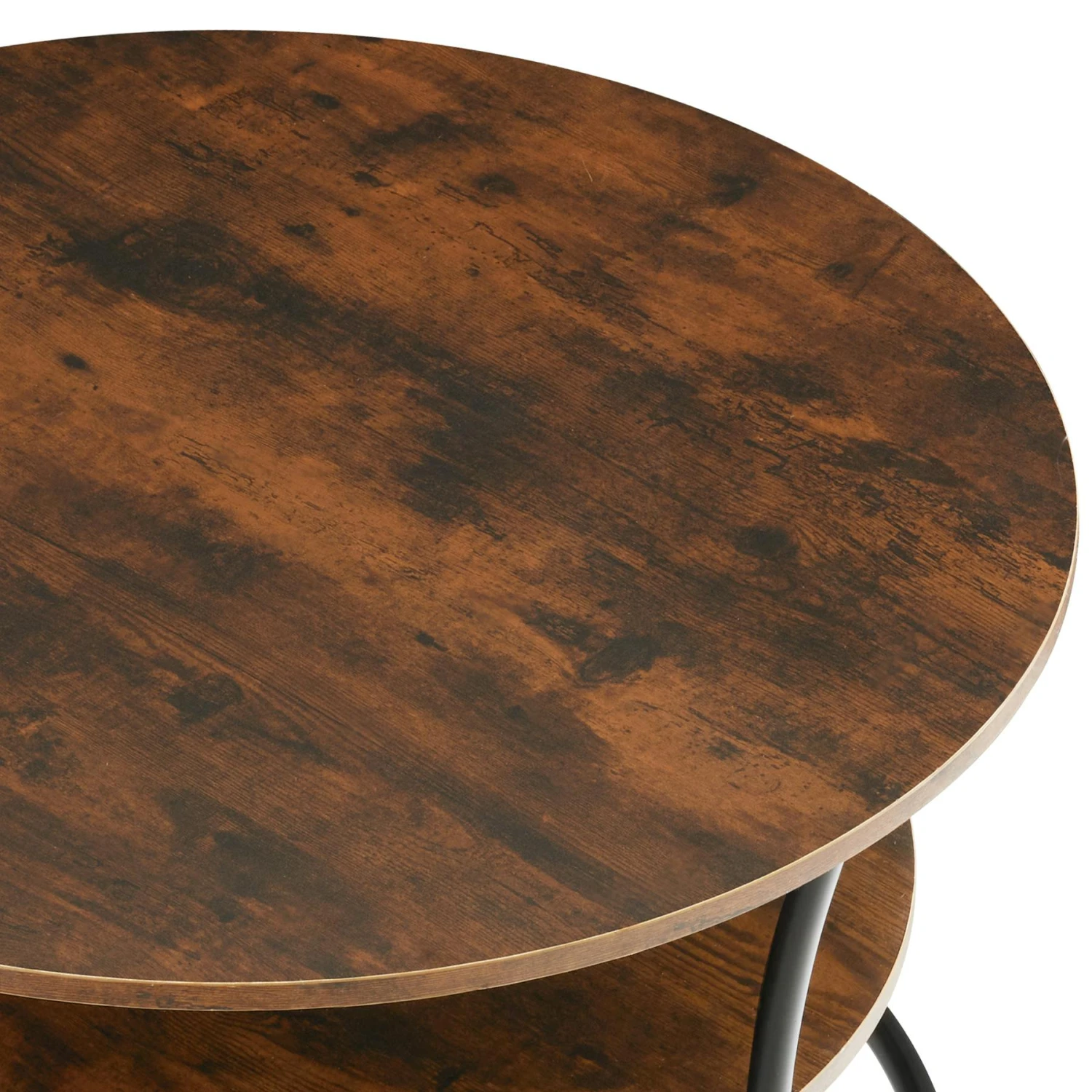 Tectake Beistelltisch Saint Louis 55x56cm - Industrial Dunkelbraun - 404445 7 Tectake Beistelltisch Saint Louis 55x56cm - Industrial Dunkelbraun - 404445 – Bild 7