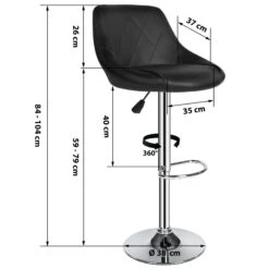 Tectake 2 Barhocker Waldemar Aus Kunstleder - Schwarz - 401570 12 Tectake 2 Barhocker Waldemar Aus Kunstleder - Schwarz - 401570 -Tectake a3ab9f3d a849 4022 9a17 a09639f83e49