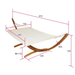 Tectake Hängematte XXL Mit Holzgestell Für 2 Personen - Weiß - 401995 12 Tectake Hängematte XXL Mit Holzgestell Für 2 Personen - Weiß - 401995 -Tectake a62f8956 fd87 4c2b 85af 7f834c8cef40