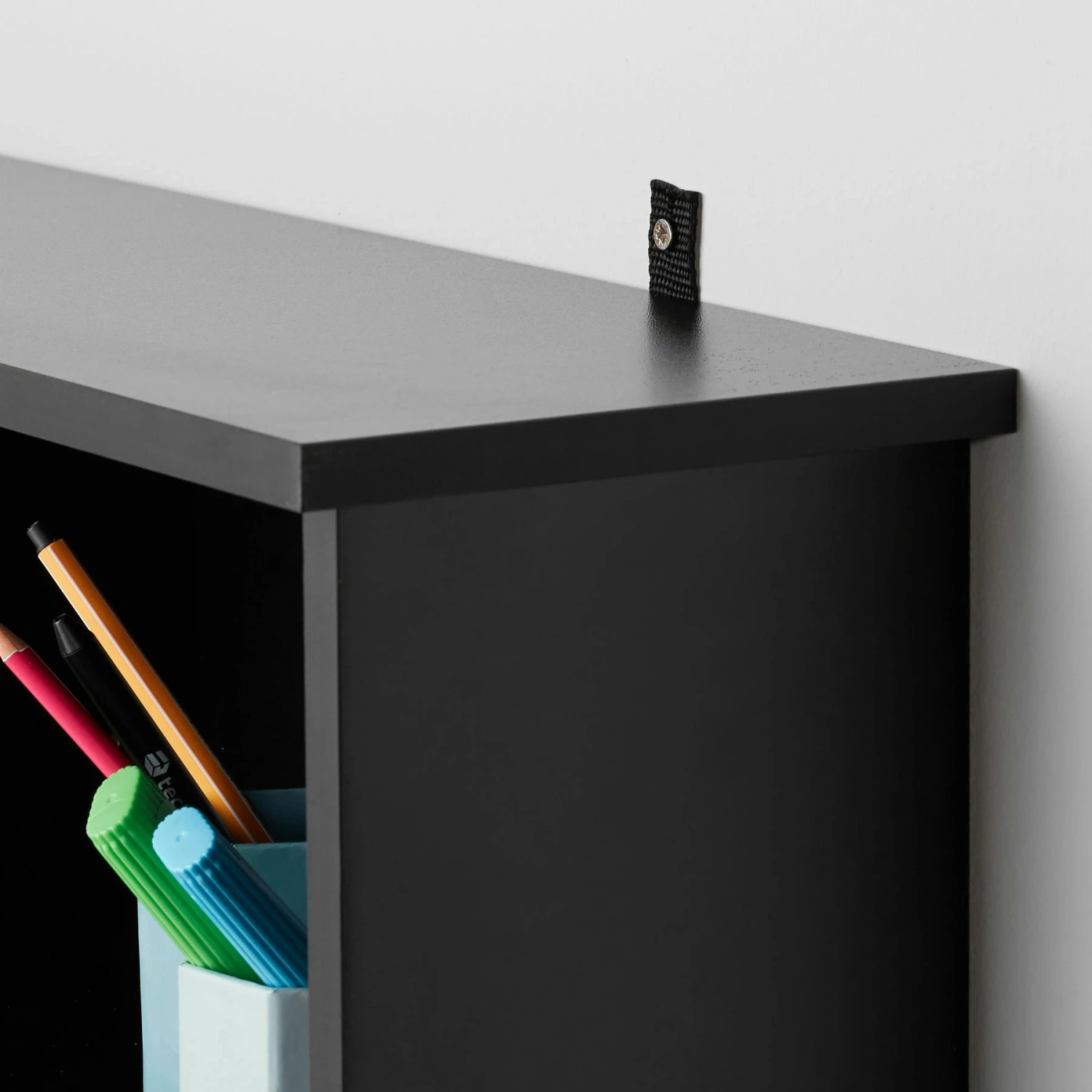 Tectake Regal Stevie 105,5x19x136,5cm - Schwarz - 403619 6 Tectake Regal Stevie 105,5x19x136,5cm - Schwarz - 403619 – Bild 6