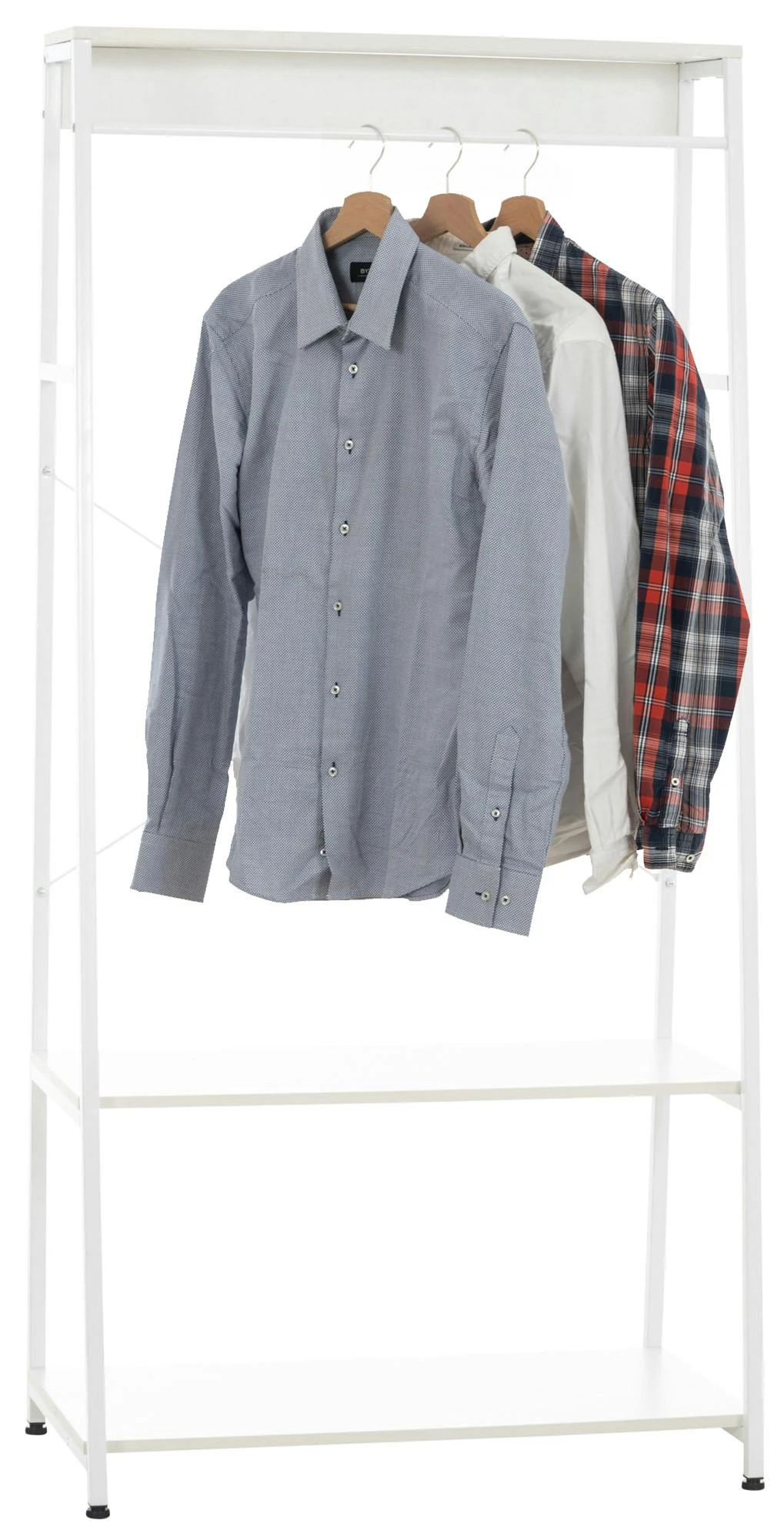 Tectake Metall Kleiderständer Antik 90x44x173cm - Weiß - 402011 4 Tectake Metall Kleiderständer Antik 90x44x173cm - Weiß - 402011 – Bild 4