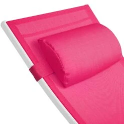 Tectake 2 Gartenliegen Aus Aluminium, 5-stufig - Pink - 403342 -Tectake b06138f7 d77f 42f2 ac01 b6100618e323