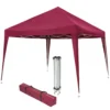 Tectake Faltbarer Garten Pavillon 3x3m - Rot - 401622